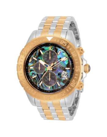 Invicta Aviator 33577 – Men's Watch Quartz, Silver X Rose Gold