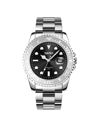 Skmei 9295SIBK – Men’s Watch Quartz, Silver