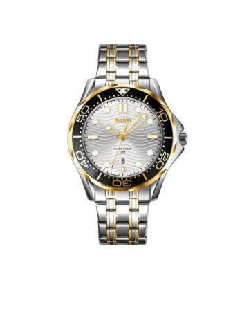 Skmei 9276SSTGDSI – Men’s Watch Quartz, Silver X Gold