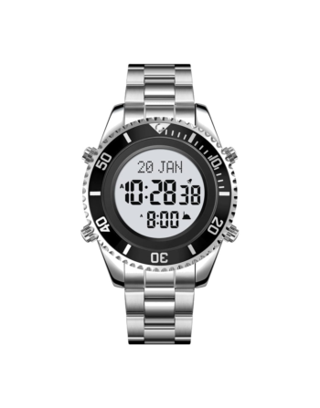 Skmei 2141SI – Muslim Prayer Watch, Silver