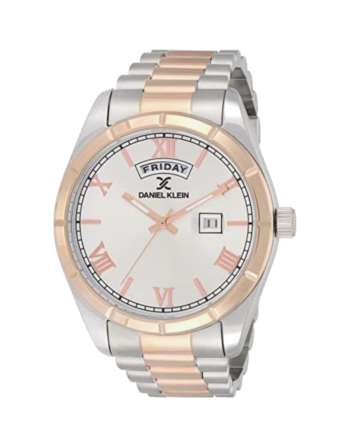 Daniel Klein DK.1.12862-4 – Men’s Watch Quartz, Silver X Rose Gold