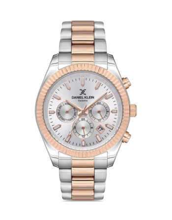 Daniel Klein DK.1.12863-3 – Men’s Watch Quartz, Silver X Rose Gold