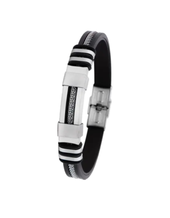 Invicta 35400 – 35400 Bracelet, Black & Silver