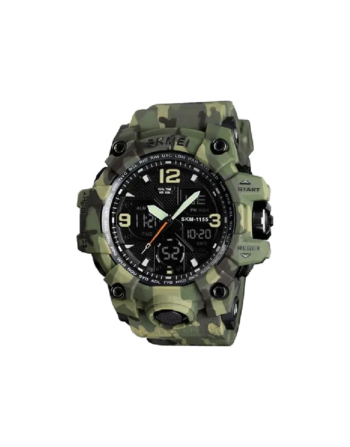Skmei 1155BCMGN – Men’s Watch Quartz, Army Green