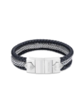 Police PEAGB2119803 – Men's Bracelet, Black X Silver