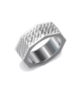 Guess jumr03030jwst62 – Men's Ring, Silver