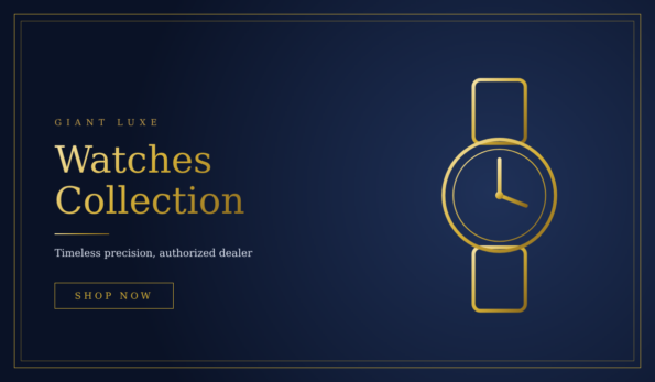 giant luxe watches banner